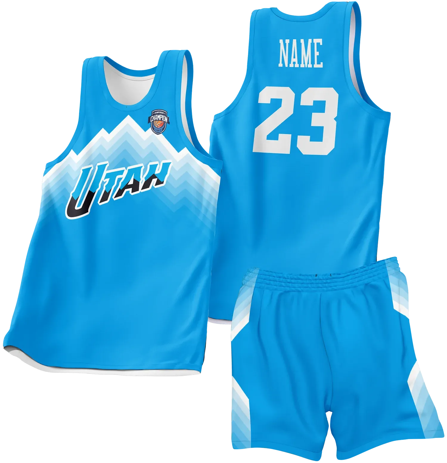 Custom basketball uniform design B20JW