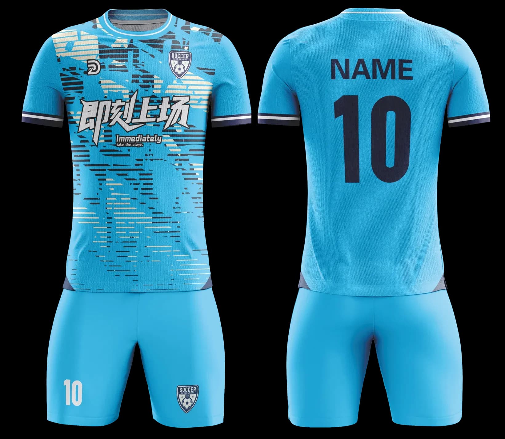 Custom soccer uniform design Z134JW